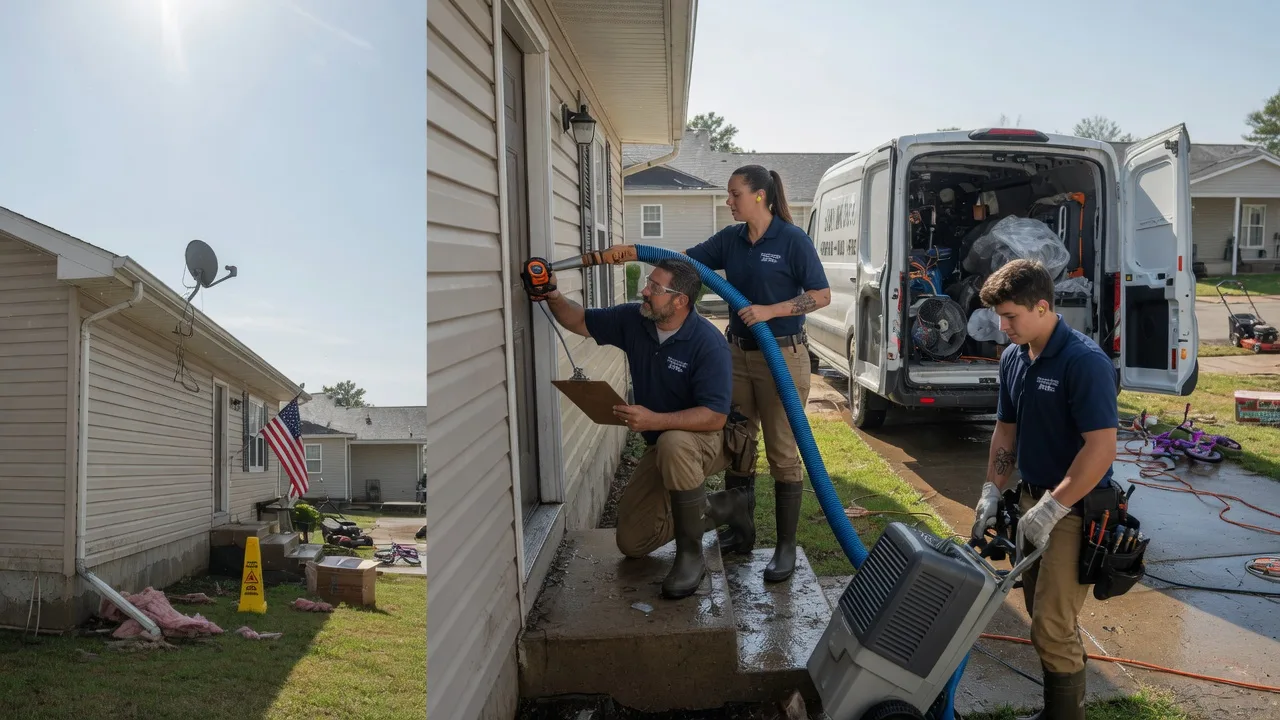 Ceiling Water Damage Restoration in Idlewild, MI near me